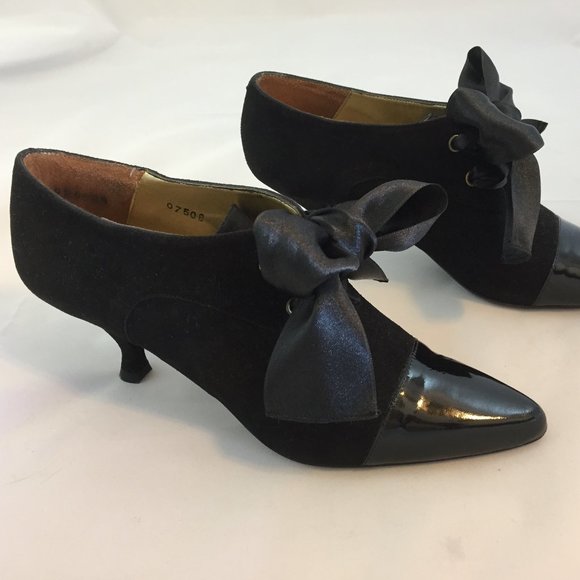 Kenneth Cole Suede & Patent Leather Pumps NEW - Picture 6 of 14